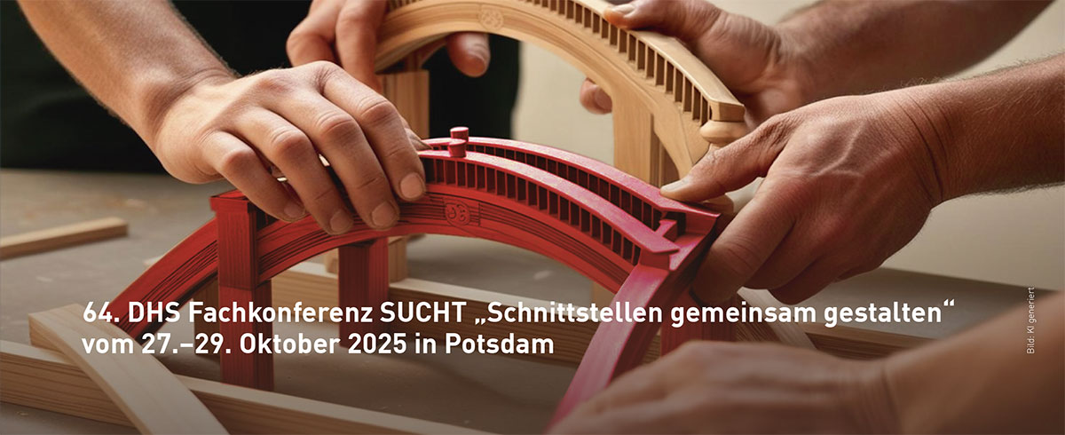 DHS Fachkonferenz SUCHT 2025 vom 27. bis 29. Oktober 2025 in Potsdam